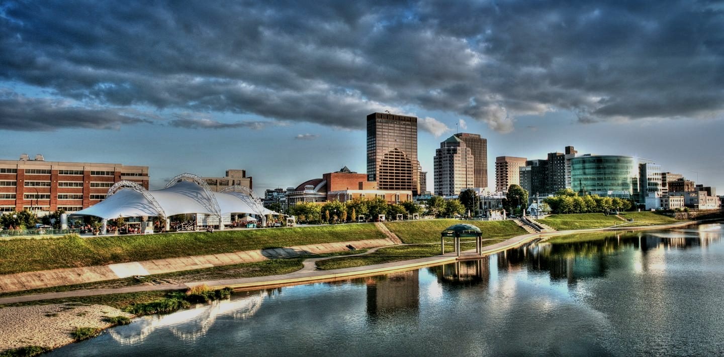 Downtown Dayton, Ohio skyline